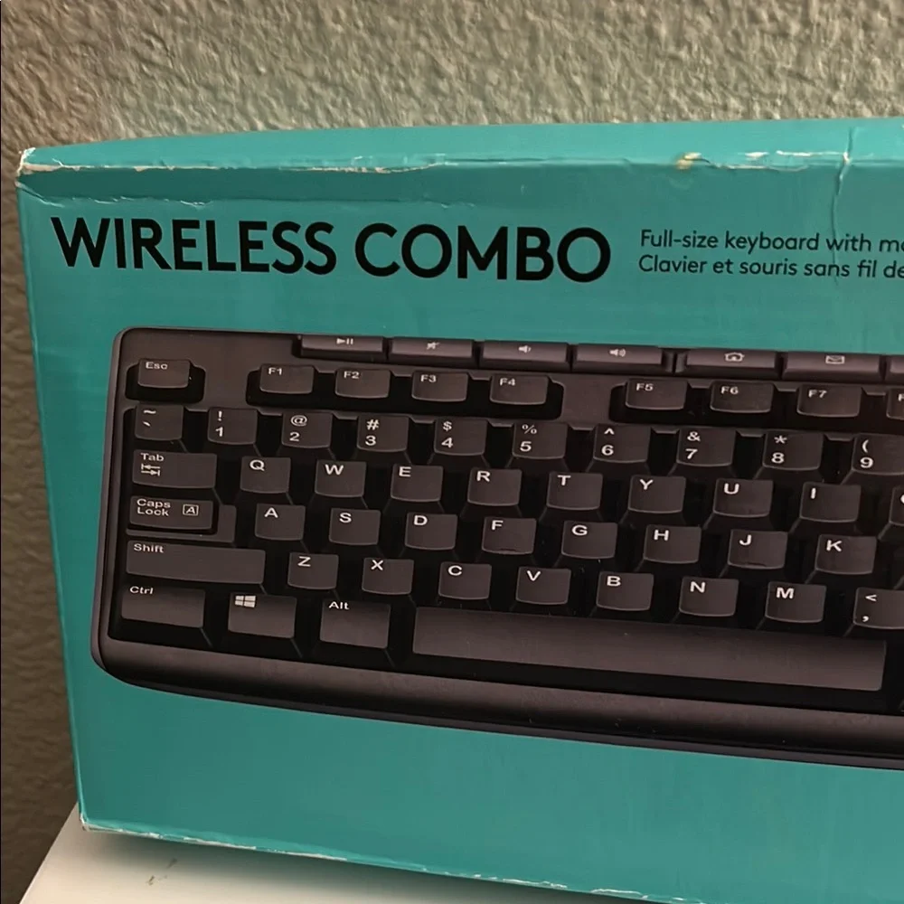 Logitech Gray Keyboard and Mouse Combo